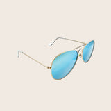Flat Lens Aviator Sunglasses