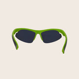 Kids Semi-Rimless Sport Wrap Sunglasses