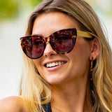 Premium Polarized Tort Cat Eye Sunglasses