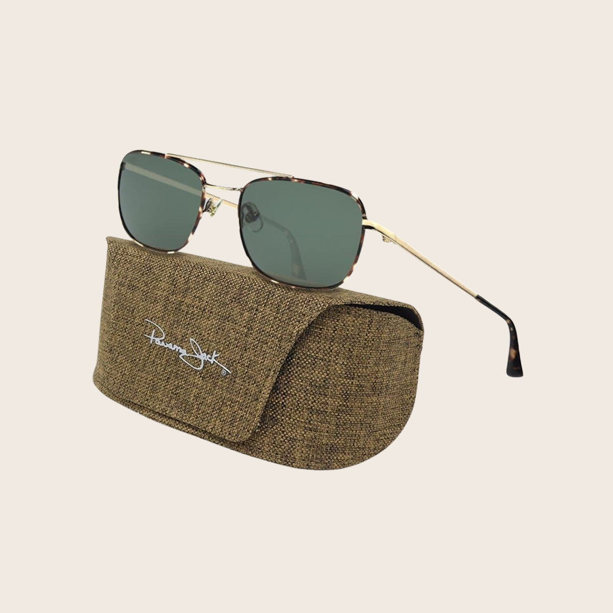 Premium Polarized Metal Square UVA-UVB Protection Sunglasses – Panama Jack®