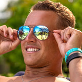 50th Anniversary Limited Edition Palm Tree Mirror Sunglasses