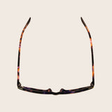Polarized Multi-Colored Tort Oval Frame Sunglasses