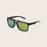Polarized Classic Matte Black Colored Mirror Sunglasses