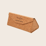 Folding Cork Sunglasses Case