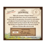 Panama Estate Medium Roast Premium Ground Coffee (10oz)