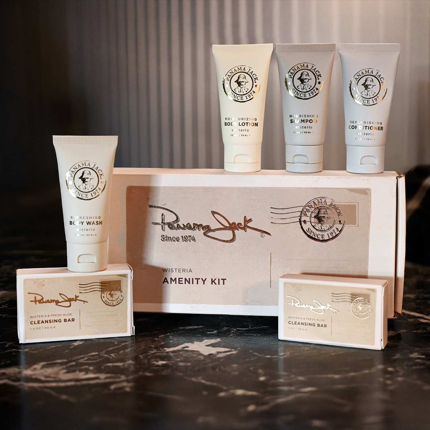 Wisteria Bath and Body Amenity Kit – Panama Jack®