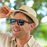 Striped Band Fedora Hat