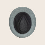 Matte Toyo Bow Band Fedora Hat