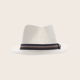 Matte Toyo Bow Band Fedora Hat