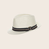 Matte Toyo Bow Band Fedora Hat