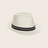 Matte Toyo Bow Band Fedora Hat