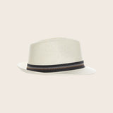 Matte Toyo Bow Band Fedora Hat
