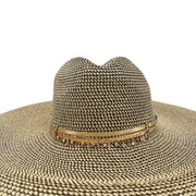 Premium Metallic Gold Paper Braid Straw Hat - All Sales Final