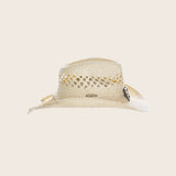 Kids Packable Handwoven Straw Western Sun Hat