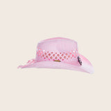 Kids Packable Handwoven Straw Western Sun Hat