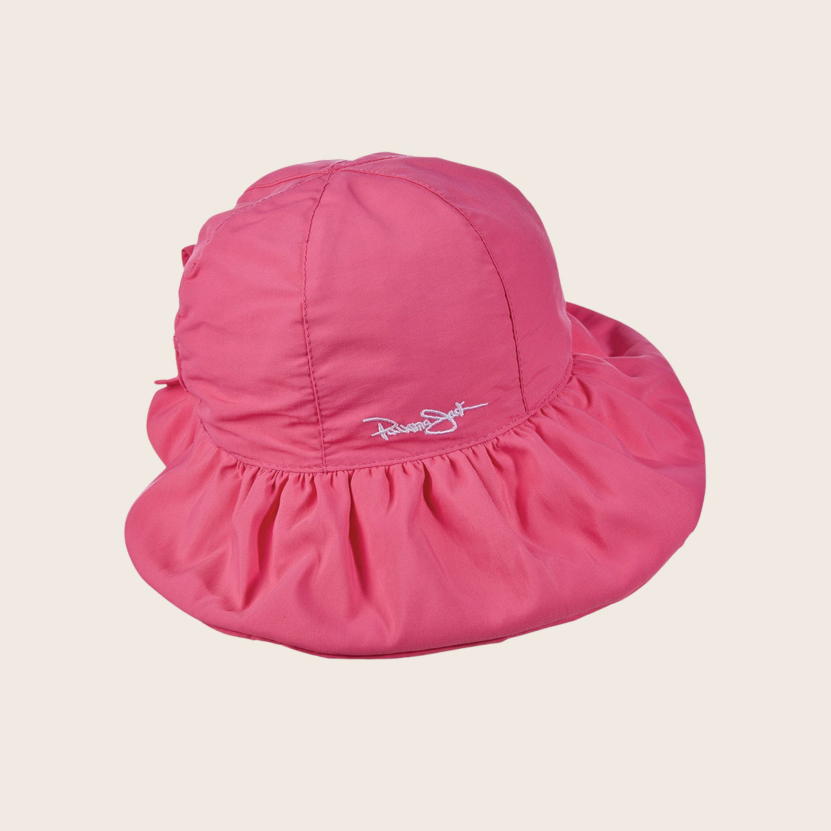 Kids Ruffled Microfiber Beach Hat - All Sales Final