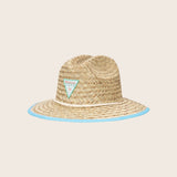 Kids Flamingo Underbrim Straw Lifeguard Sun Protection Hat