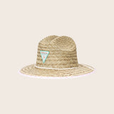 Kids Flamingo Underbrim Straw Lifeguard Sun Protection Hat