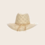 Handwoven Toyo Straw Safari Hat