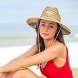 Multi-Color Palm Underbrim Lifeguard Sun Hat