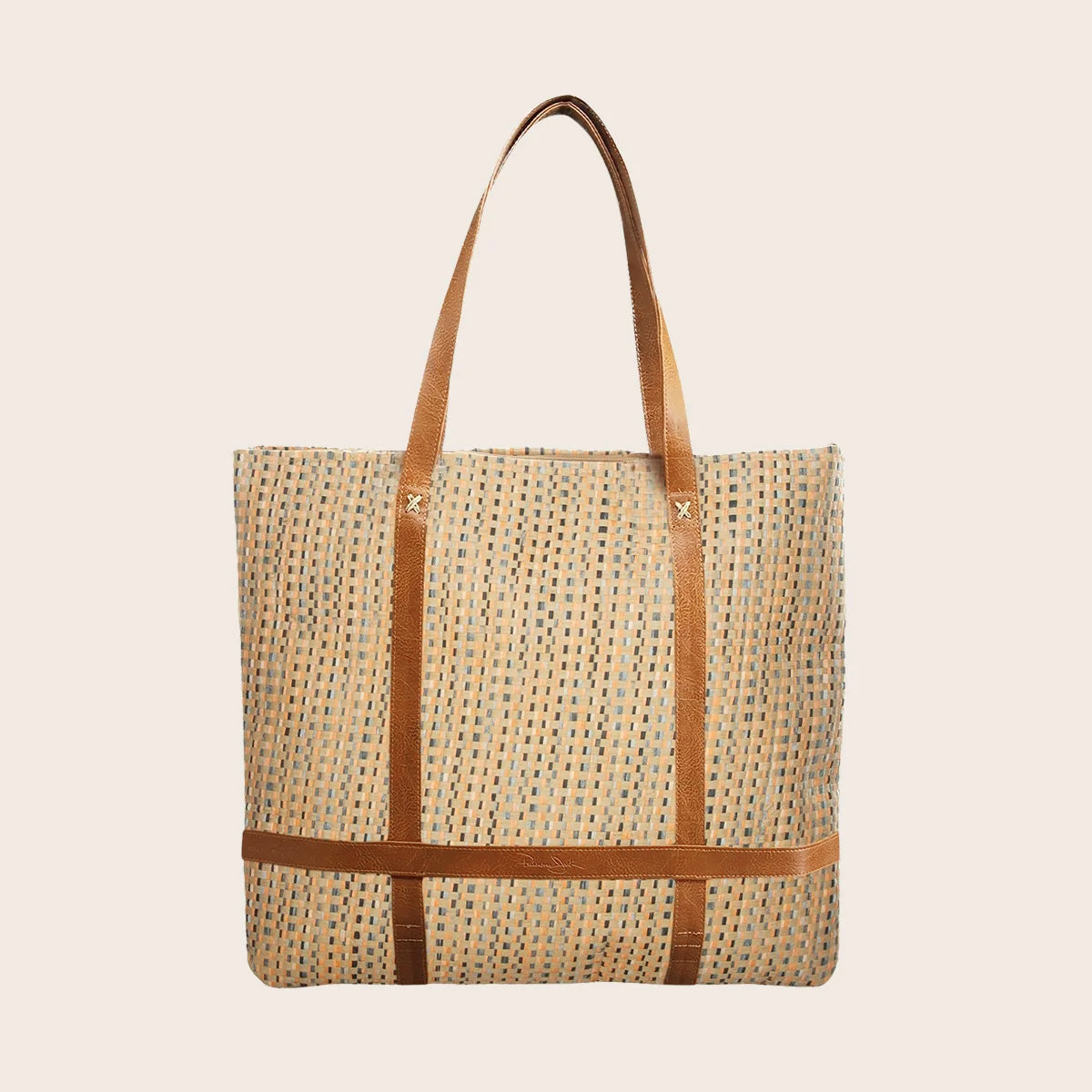Hat Carrying Matte Toyo Large Beach Tote Bag – Panama Jack®