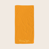 Embroidered Signature Velour Beach Towel