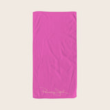 Embroidered Signature Velour Beach Towel