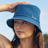Denim Bucket Sun Hat - All Sales Final