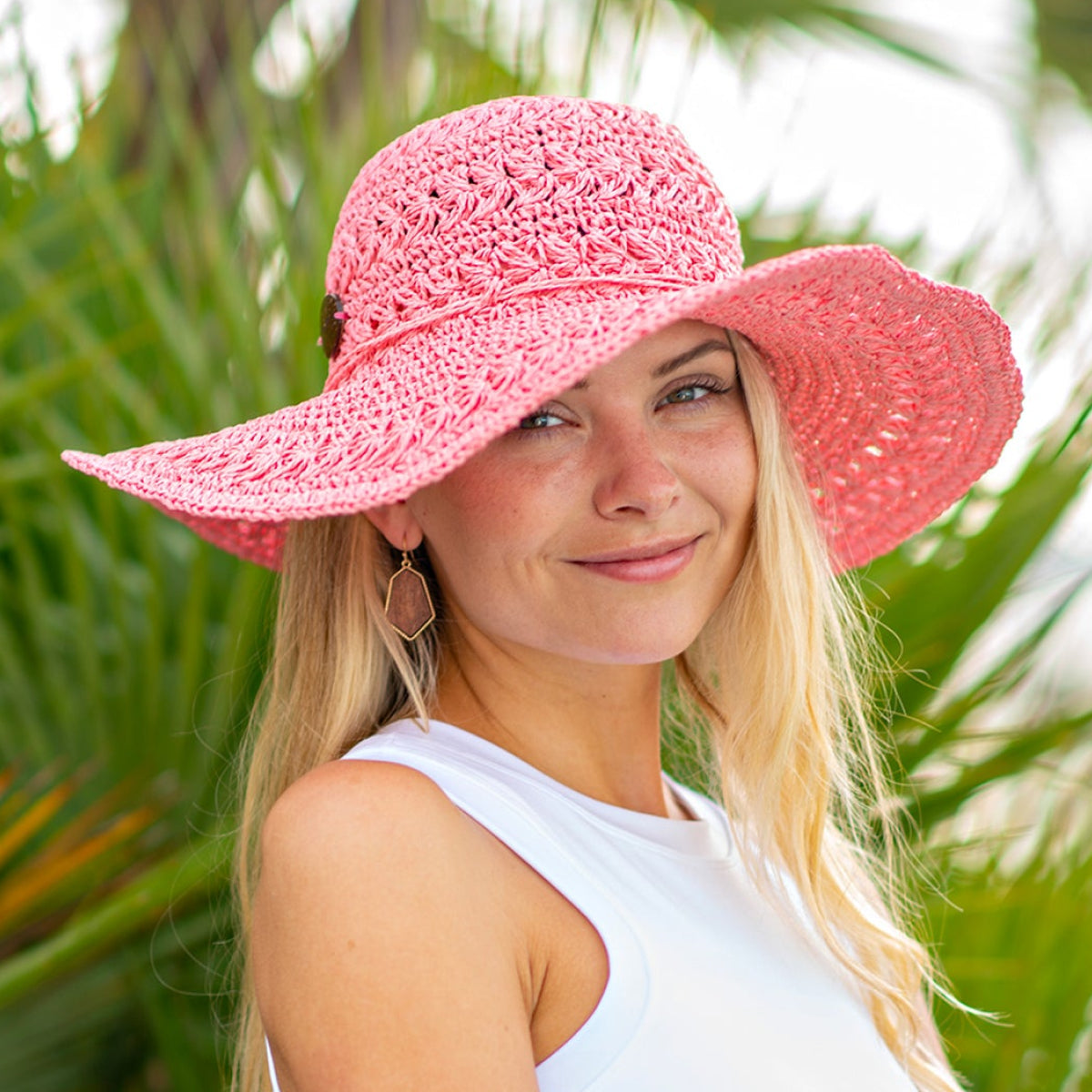 Crocheted Toyo Big Brim Packable Women's Sun Hat – Panama Jack®