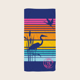 Wild Heron Beach Towel
