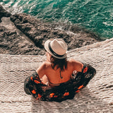 Solid Ribbon Fedora Hat