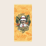 Tropical Man Fringe Beach Towel