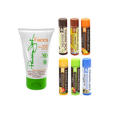 Faces Sunscreen Lotion & 6 Pack Lip Balm Bundle
