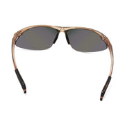 Semi-Rimless Sport Wrap Sunglasses