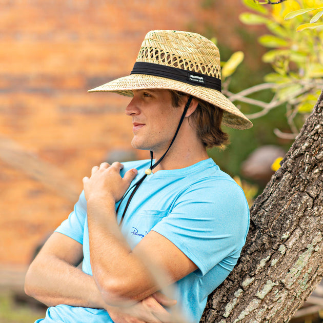 Sunset Palm Underbrim Straw Lifeguard Sun Hat – Panama Jack®