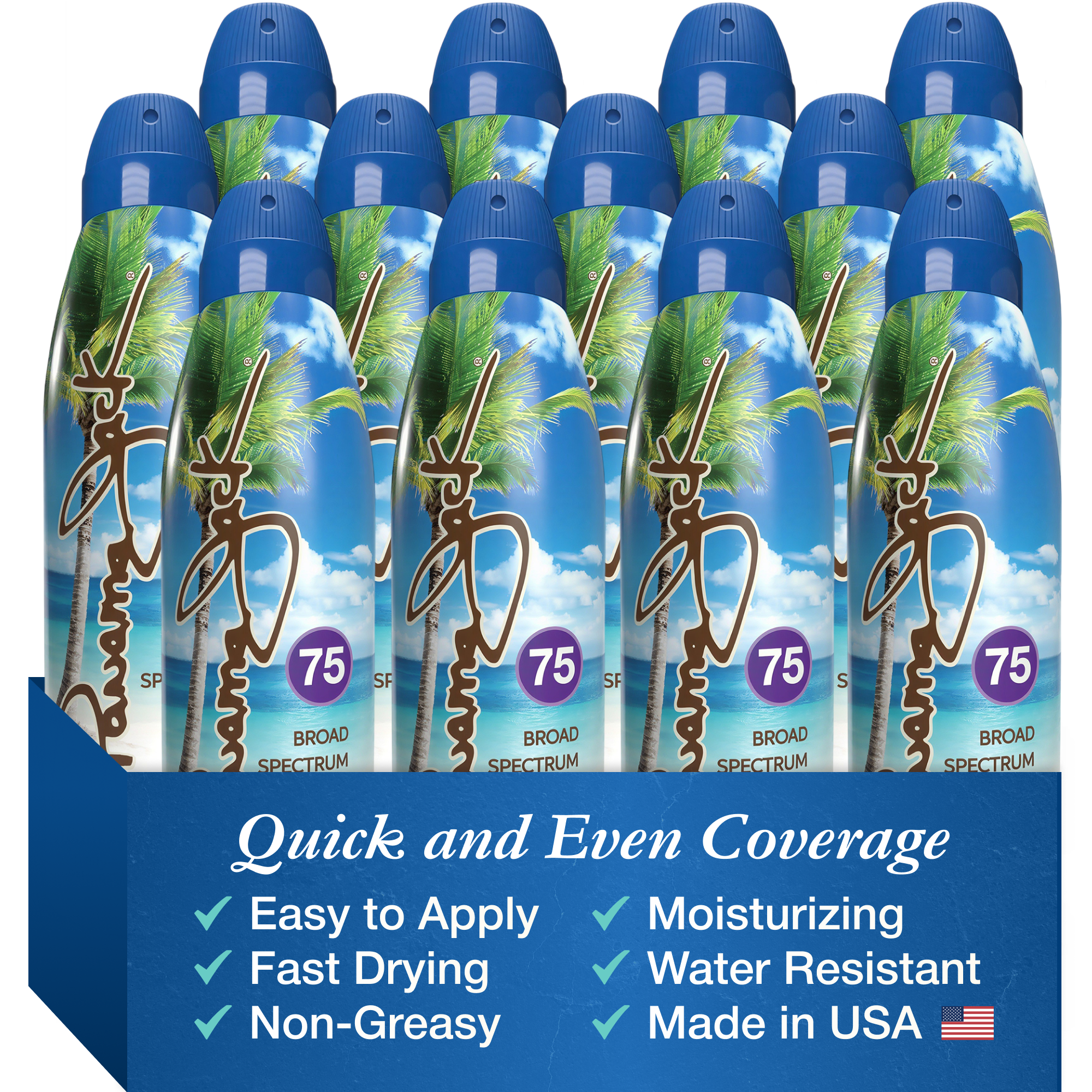 Continuous Spray Sunscreen SPF 75