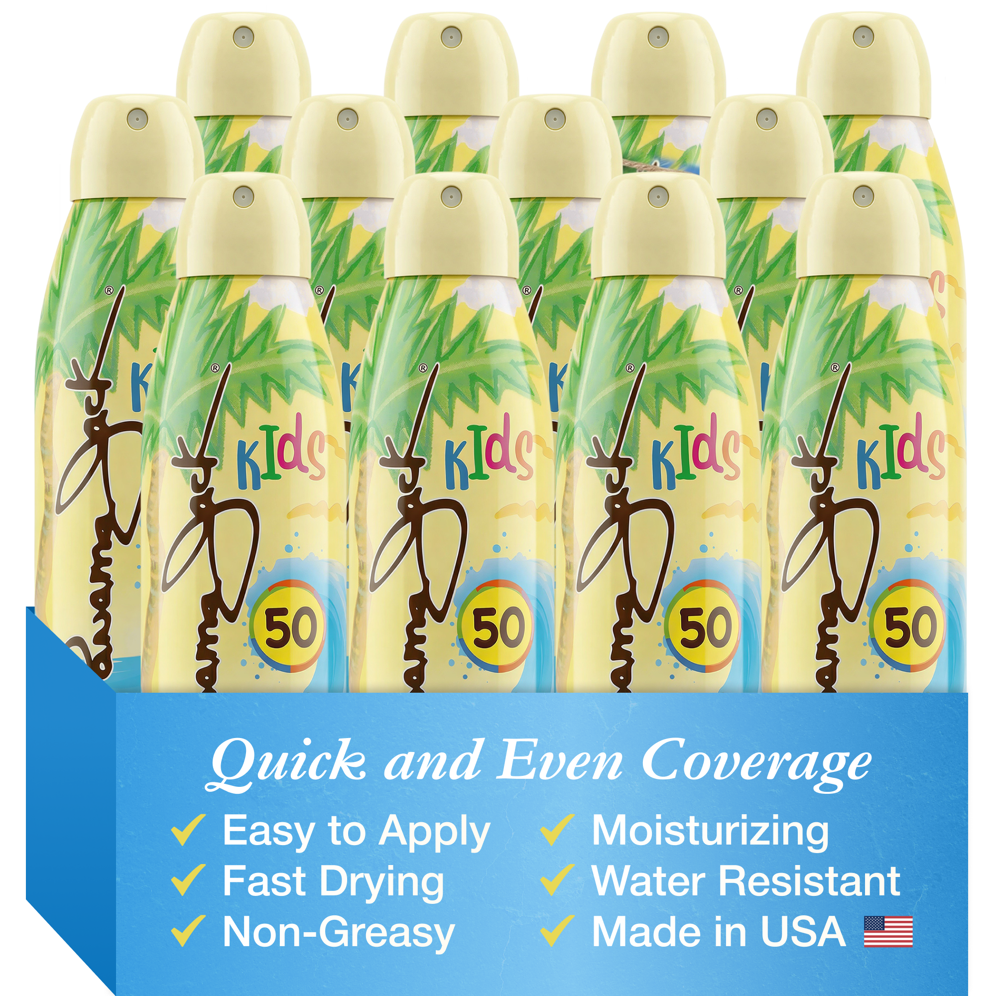 Continuous Spray Kids Sunscreen SPF 50