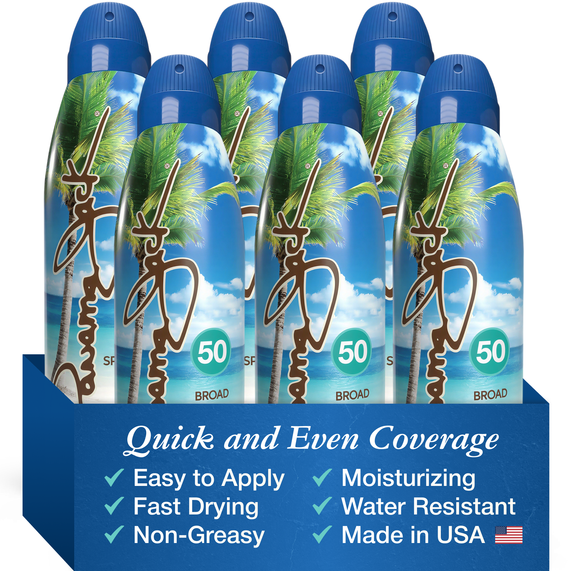 Continuous Spray Sunscreen SPF 50