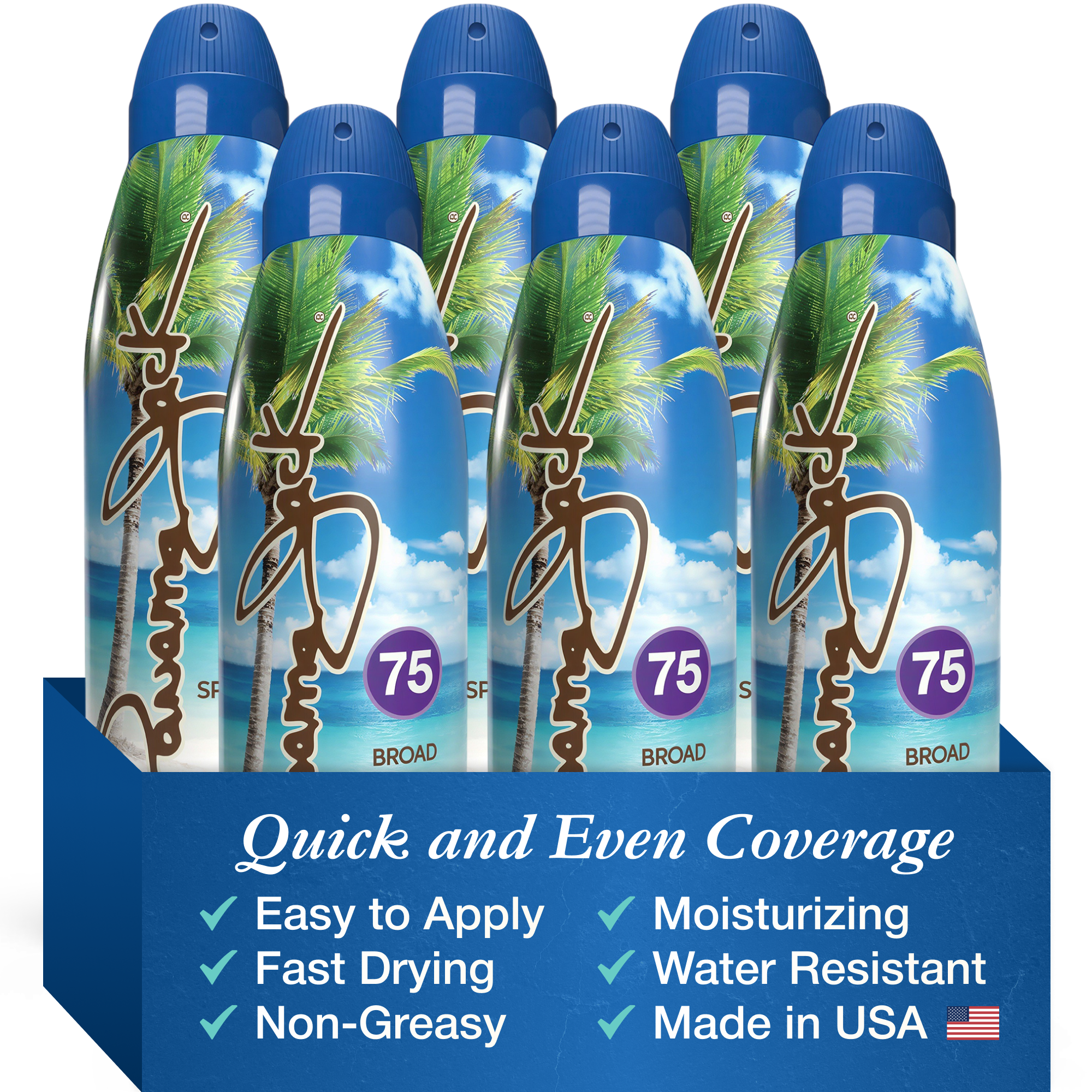 Continuous Spray Sunscreen SPF 75