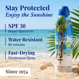 Continuous Spray Sunscreen SPF 30
