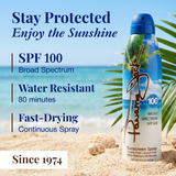 Protector Solar en Aerosol Continuo FPS 100