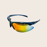 Semi-Rimless Sport Wrap Sunglasses