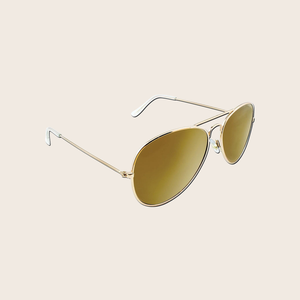 Flat Lens Aviator Sunglasses