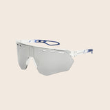 Panama Jack Sunglasses with reflective lenses on a beige background