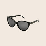 Luna Smoke Cat Eye Polarized Sunglasses