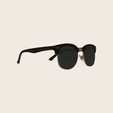 Classic Faux Wood Grain Club Sunglasses
