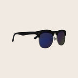 Classic Faux Wood Grain Club Sunglasses