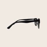 Classic Faux Wood Grain Club Sunglasses