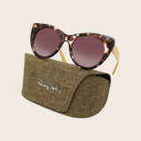 Premium Polarized Tort Cat Eye Sunglasses