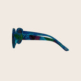 Kids Tropical Oval Large Frame Sunglasses